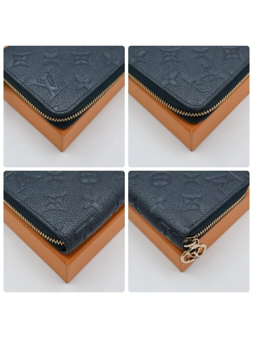 Louis Vuitton Zippy Wallet Empreinte Rhinestone